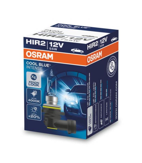 HIR2 55W 12V PX22d 9012 CBI hladno modra intenzivna žarnica za avto – fotografija
