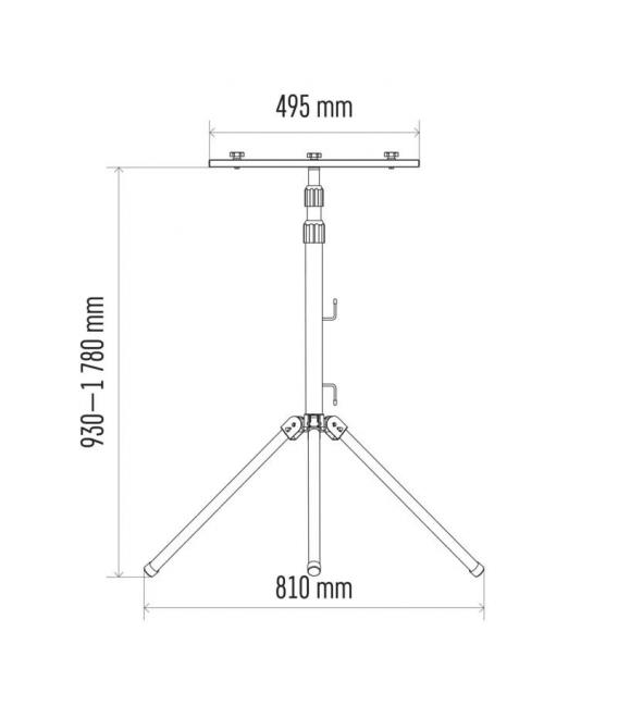 Treppiede per lampada UV-C - essenziale per un posizionamento sicuro – Foto