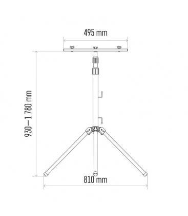 UV-C Lamp Tripod - Essential for Secure Positioning 11944-26612