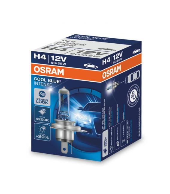 Lampadina auto H4 60/55W 12V CBI Cool Blue Intense - Tuning – Foto