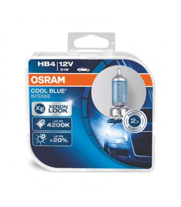 HB4 51W 12V 9006 CBI Cool Blue Intense Car Bulb - Double Pack 6260-26746