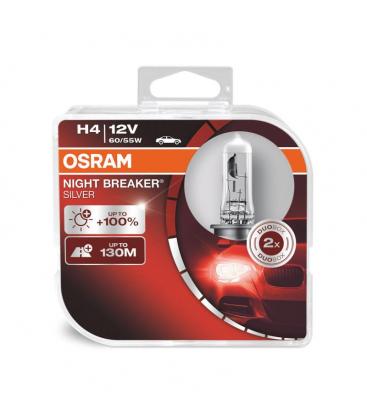 Avtomobilska žarnica H4 60/55W Night Breaker srebrna - dvojni paket 11998-26755