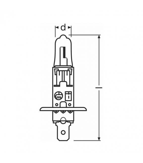 24V Truckstar PRO H1 70W 64155 P14.5s Glühlampe - Lkw-Lampen – foto