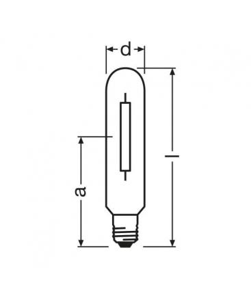 Lampe à vapeur de sodium NAV-T 250W Super E40 - Une solution d'éclairage brillante 4011-3082