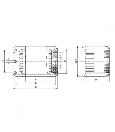 Ballast NAHJ 600.005 Magnétique - 230V 240V - 4014-3089