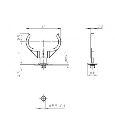 2G11 Lampenhalterungen - Wesentlich 4043-3179
