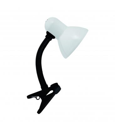 TOLA E27 White CLIP Einzigartige, elegante Schreibtischlampe 12167-32147