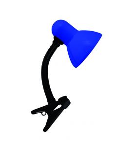 Schreibtischlampe TOLA E27 blau CLIP
