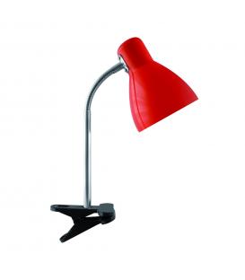 Schreibtischlampe KATI E27 rot CLIP