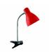 Schreibtischlampe KATI E27 rot CLIP 12176-32156