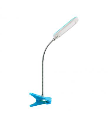 DORI Lámpara de escritorio LED Azul juguetón, luz con clip 12181-32161