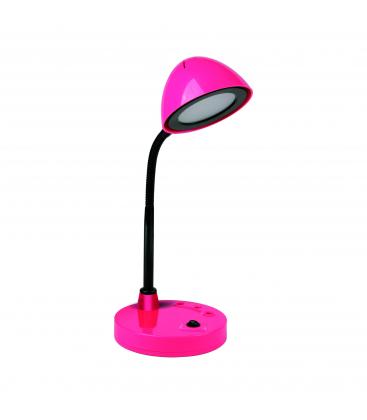 Lampada da scrivania a LED RONI Flex Supporto rosa per un'illuminazione elegante 12187-32166