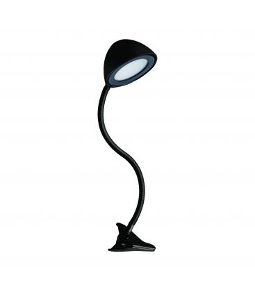 RONI Flex Lámpara de escritorio LED con clip Elegante acabado en negro 12190-32169