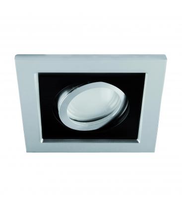 Elegant Recessed Luminaire BORYS D GU10 220V 50W Silver Black 12336-32313