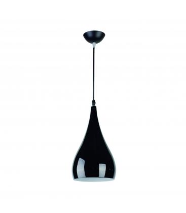 JUSTA Black Pendant Luminaire 120V, 60W E27 Base 12418-32392