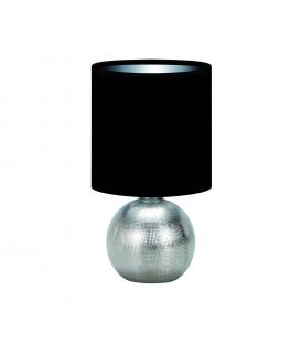 Tischleuchte PERLO E14 silber / schwarz