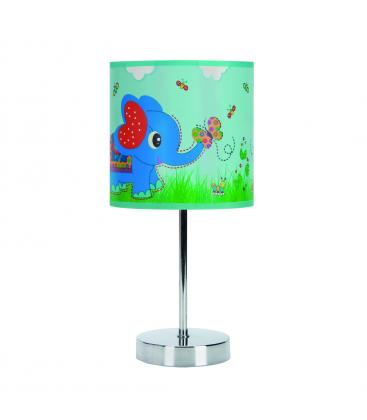 NUKA E14 Lampe à poser bleue Un beau pour les enfants 12569-32533