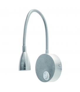 LED NINA 3W plata NW (con interruptor y cuello flexible)