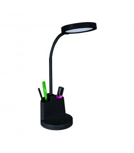 LED LABOR con 3 niveles de brillo & soporte para lápices, negro