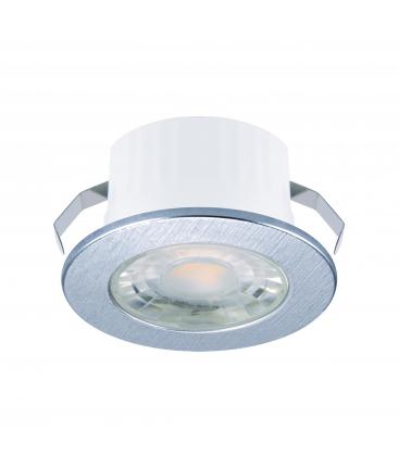 Luminaria LED estanca FIN C 3W Plata Techo pared 12786-32735