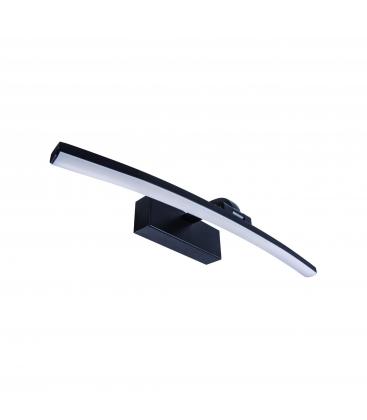 Apparecchio LED a parete resistente all'acqua MAMBA 8W Nero NW 12797-32746