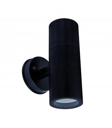 Dustproof GORDON 2 x GU10 Black Outdoor Luminaire 12846-32784