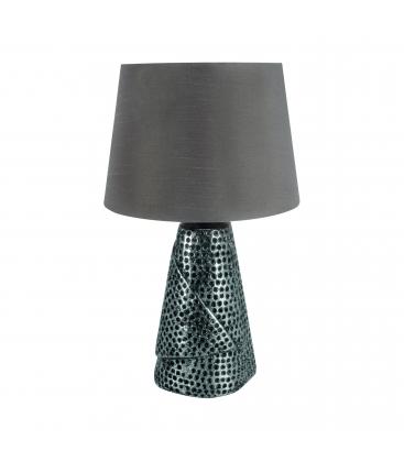 MAGDA E27 Silver Grey Table Lamp Illuminate Your Desk 12871-32803