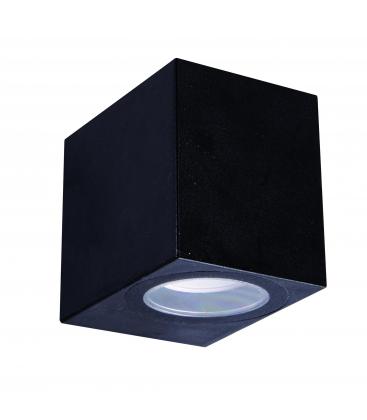 Dustproof GU10 D Black Outdoor Facade Luminaire 12899-32831