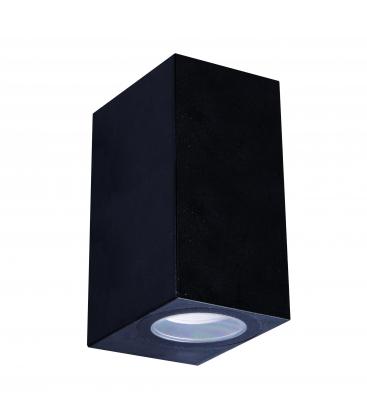 Dustproof GAMP 2 x GU10 D Black Outdoor Luminaire 12900-32832