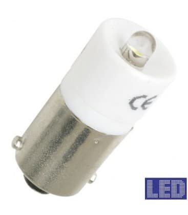 Ba9s S.LED bela žarnica 24-28V AC DC baterijska svetilka 4080-3284