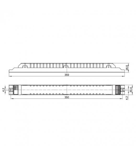 ELXe 258.222 Electronic Ballast for T8 Bulb – photo
