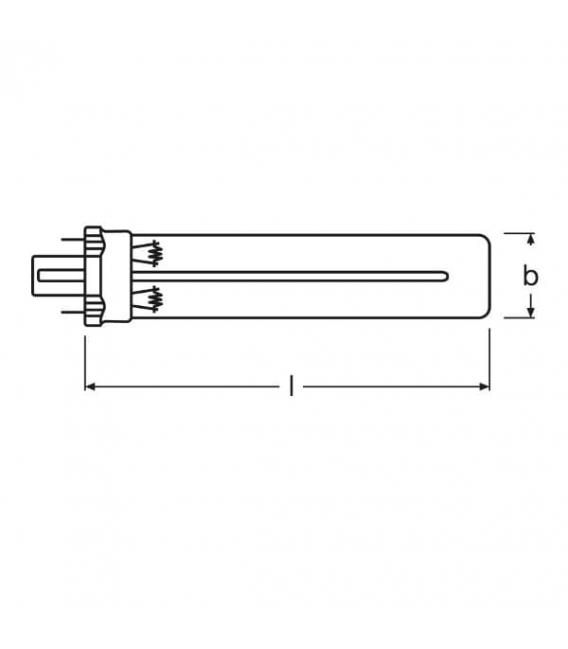 7W HNS S - Hocheffiziente UV-C-Entkeimungslampe – foto