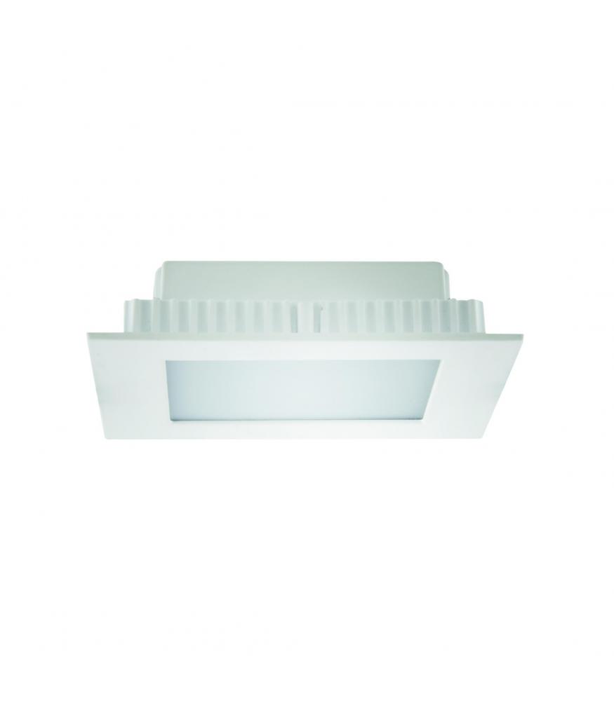 Stropna vgradna svetilka LED MILTON D 6W WW White bela Strühm