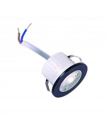 Apparecchio LED resistente all'acqua FIN C 3W nero NW 12788-36574