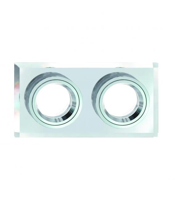 STAN L GU10 Chrome Recessed Glass Luminaire – photo