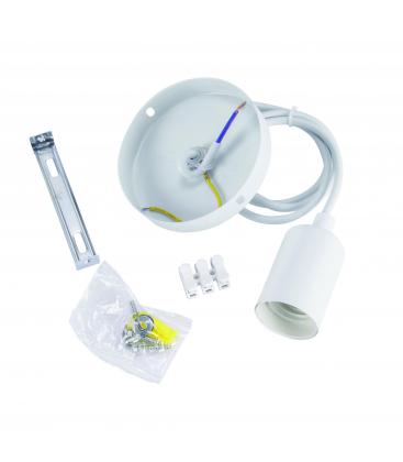 Apparecchio a sospensione UNO E27 CLG Bianco 220V, 60W, moderno 12727-36757