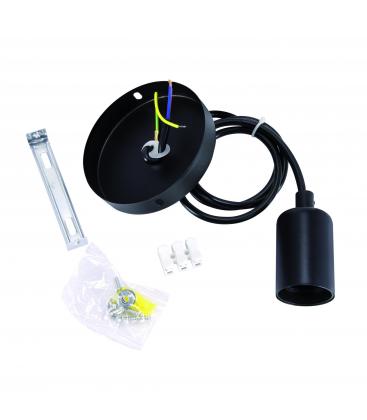 Pendant Luminaire UNO E27 CLG Black 220V, 60W, Elegant 12728-36758