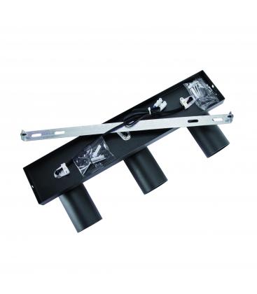 Black MANAM GU10 3L Luminaire - Solution 12683-36800