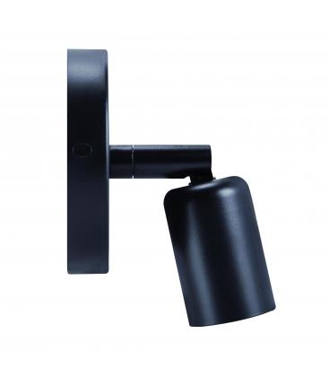 Apparecchio nero UNO E27 1C - Soluzione illuminotecnica esclusiva 12730-36807