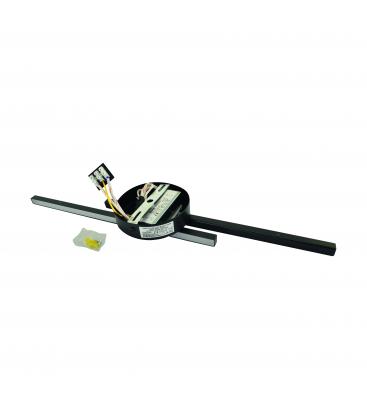 Luminaria LED de pared moderna resistente al agua Negro NW - GRACJA 2 x 7W 12880-36853