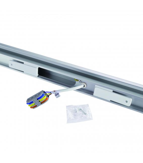 Linearna LED svetilka DIEGO 18W CCT srebrna - LED osvetlitev omar – fotografija