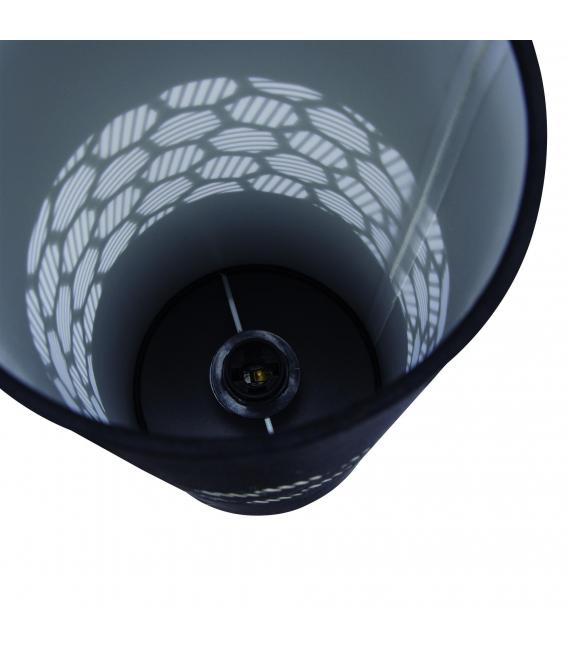 WANDA FOOT E14 Lampe de table noire - Illuminez votre bureau – Photo