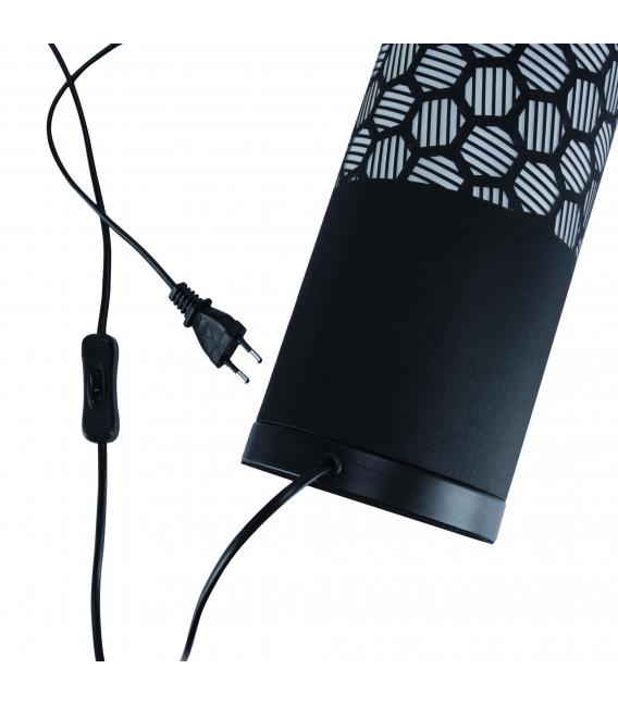 WANDA FOOT E14 Lampe de table noire - Illuminez votre bureau – Photo