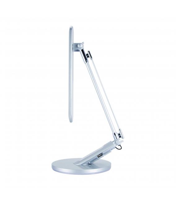 RAMZES Lampe de bureau LED argentée - Un choix de premier ordre pour les utilisateurs – Photo