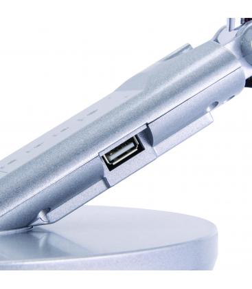 RAMZES Silberne LED-Schreibtischlampe - Premium-Auswahl für Benutzer 12805-36980