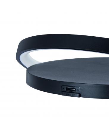 Chargeur de téléphone sans fil Lampe de table LED SATURN - Lampe de bureau unique 12778-36987