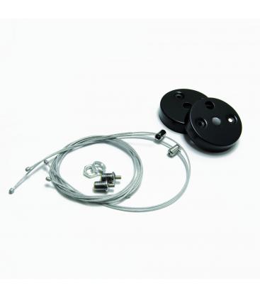 FLARA 24W LED stropni viseč črna NW FLARA-24W-BLK-NW 12552-37040