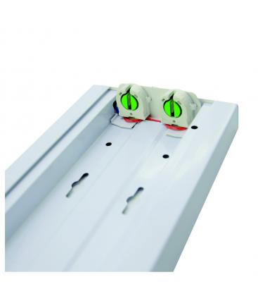 Linearna LED POGO 2x18W rešetka - klasična industrijska svetilka 12604-37047