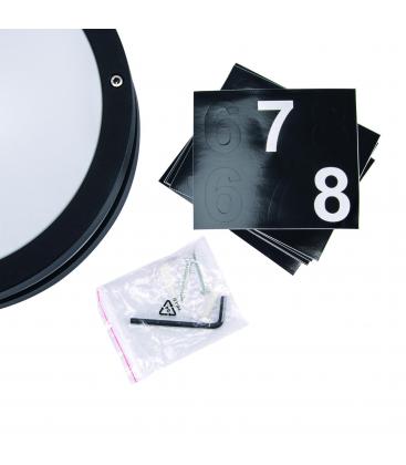 Luminaria de exterior antipolvo SOLINA C 8W Negra 12754-37135