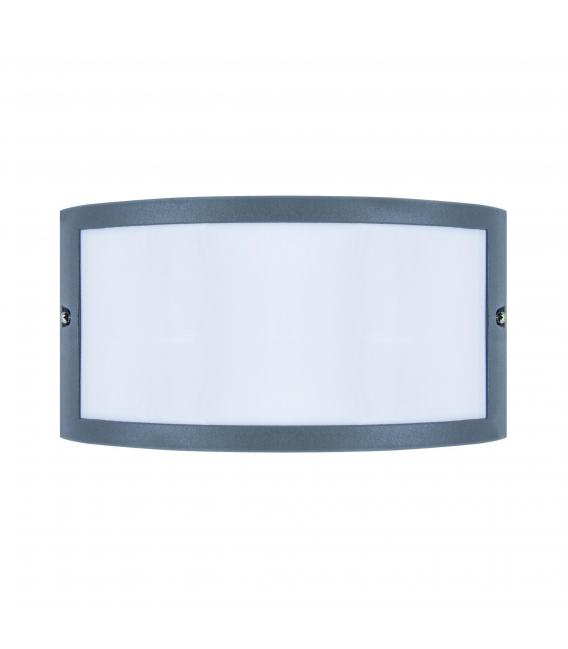 GRETA antipolvo E27 gris oscuro Luminaria de fachada para exteriores – foto